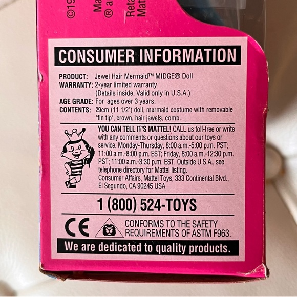 NIB Mattel Jewel Hair Mermaid Doll with Gold Crown and Blue Outfit - Picture 11 of 12